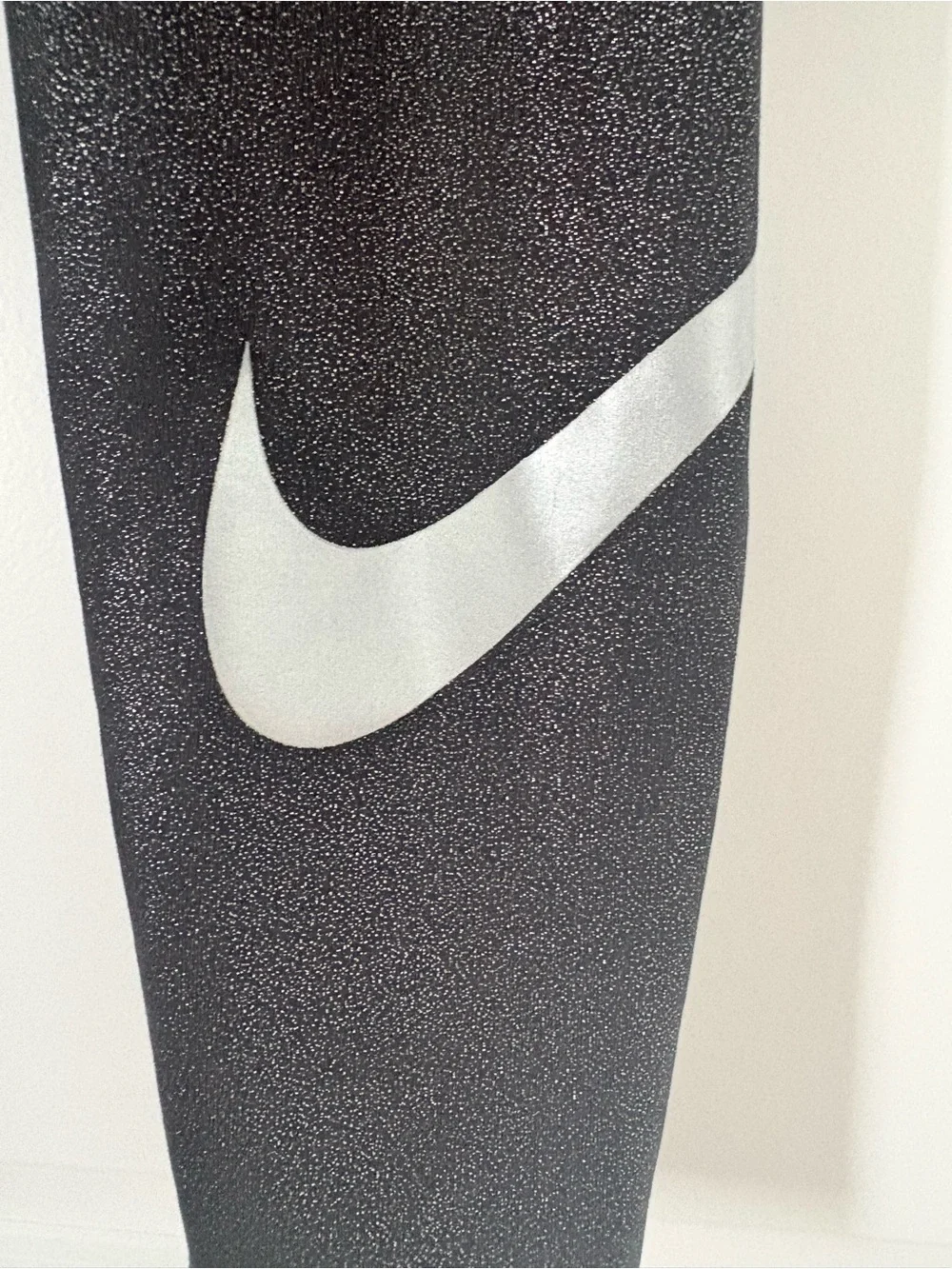 Nike Pro Black Leggings with Reflective Swoosh